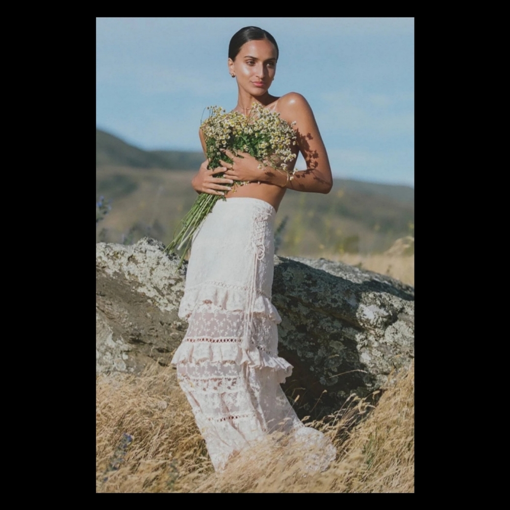 Spell Designs: Le Gauze Bustier & Skirt Set Size S - Picture 3 of 13